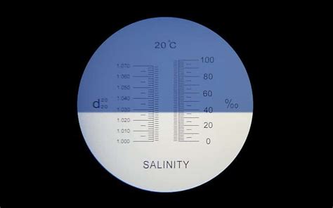 how does a refractometer work salinity|salinity refractometer reading explanation.